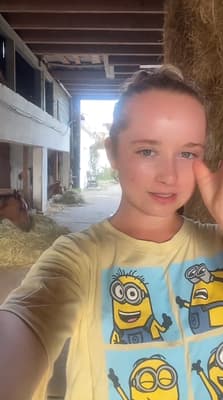 Girl caught wearing minions printed tshirt 
