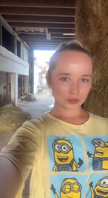Girl caught wearing minions printed tshirt 