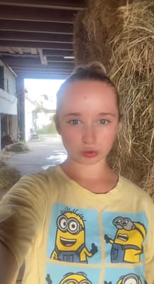 Girl caught wearing minions printed tshirt 