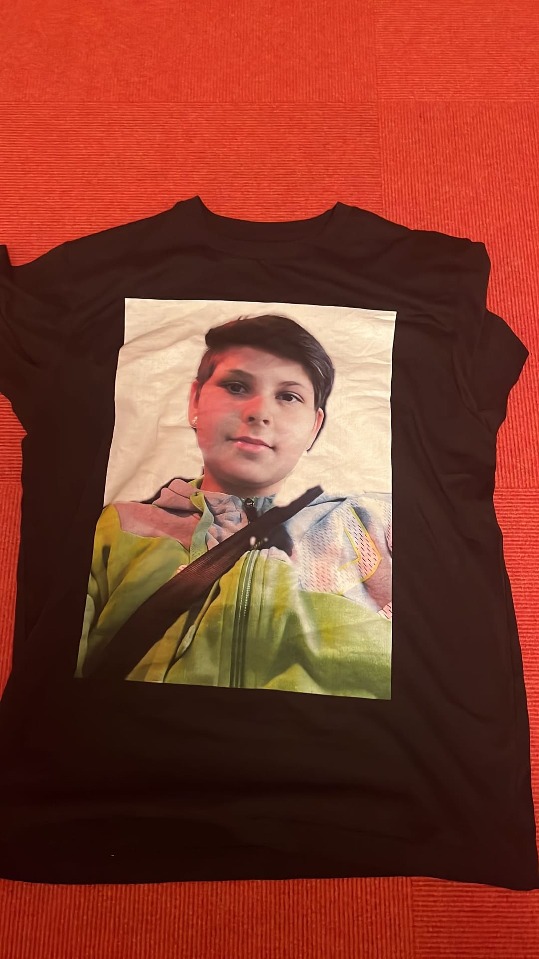 Joyce Alice printed on shirt 