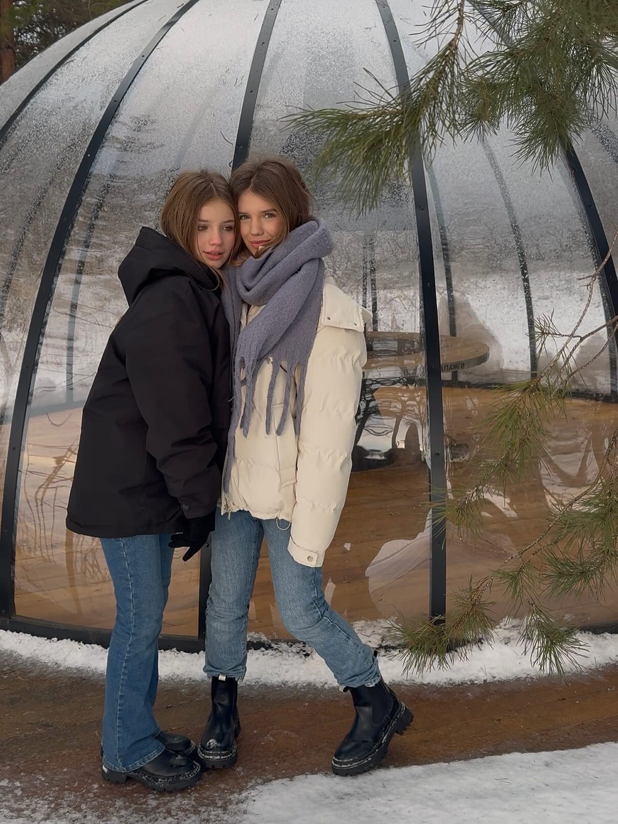 Запомни этот миг ✨ #wintertime #winter #atmosphere #sisters #sister
