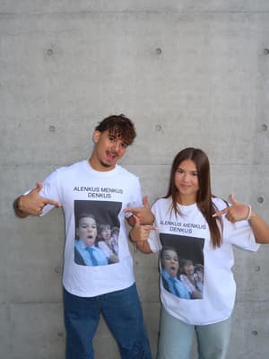 Ihr wolltet es, ich habe es! Ab Freitag 18:00 gibt’s auf movezstudios.com das Alenkus Menkus Tshirt😍