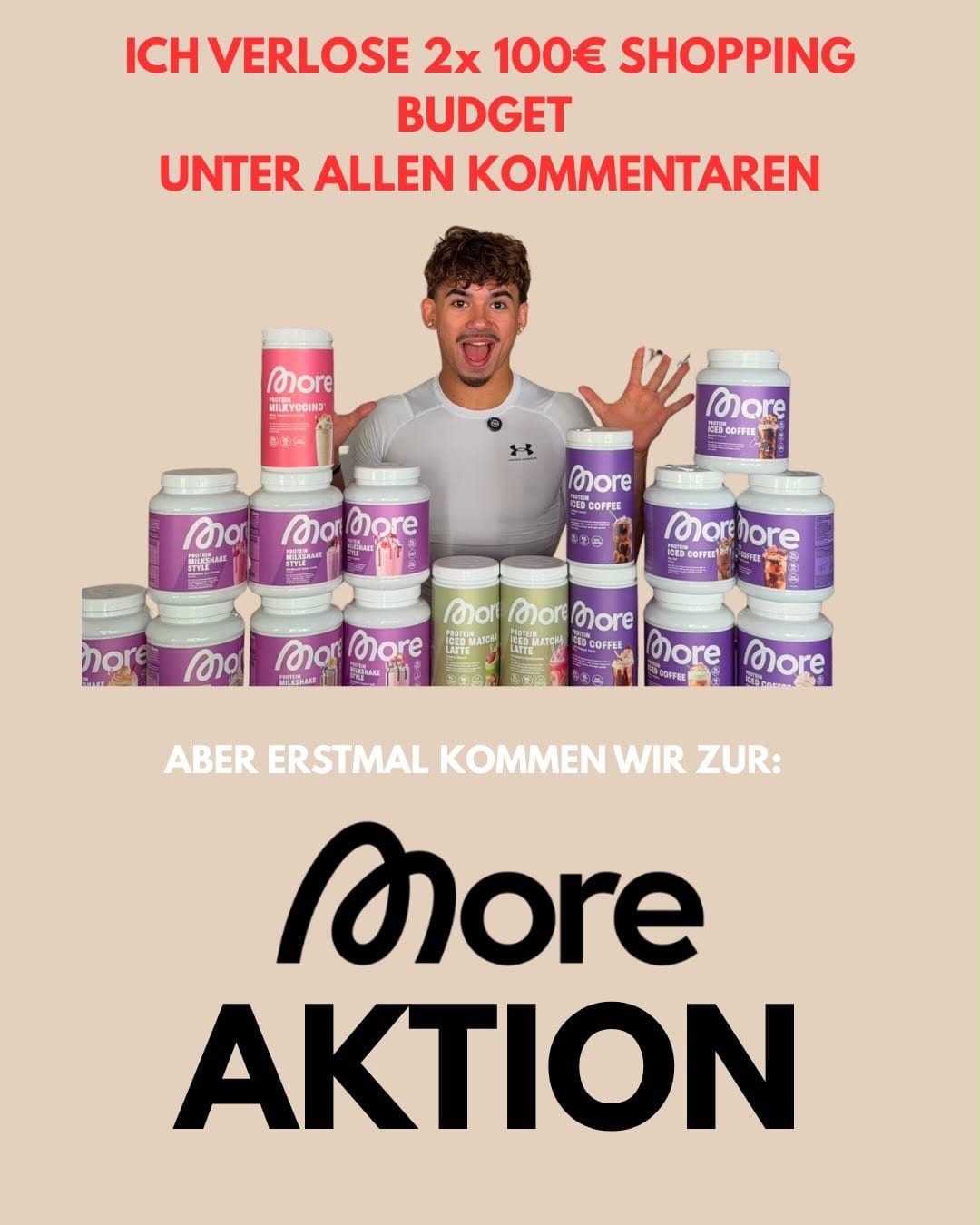 Anzeige: Ihr wollte einen MORE GUTSCHEIN gewinnen? 😍✨ Einfach nur mir folgen und das Bild LIKEN und kommentieren das wars schon!! 😍💪🏽 (doppelte…