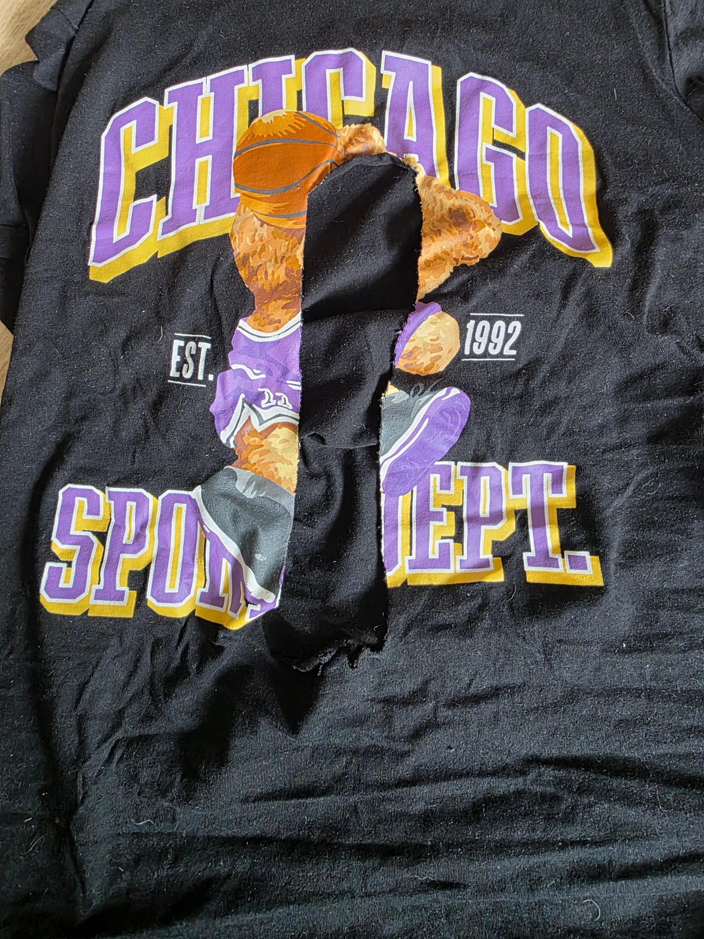 Ripped shirts